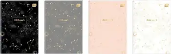 Fletore Interdruk Brulion A5 / 96K Grid Metallic Dreams, 5 copë