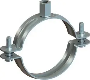 Kapëse tubash Obo Bettermann UPZD 11/4BK Duo, 39 44 mm, metalike, e zezë