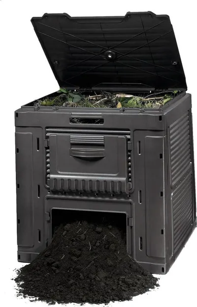 Kompostues Keter Composter E-470L, 470L, plastikë, i zi - 3