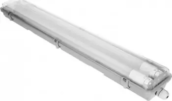 Trup ndriçues hermetik V-TAC Vumbi II T8 LED, 2x9W, IP65, 4000K, gri