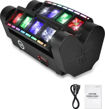 Efekt ndriçimi disko Light4Me Spider Stripe, LED RGBW, DMX, i zi