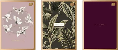 Fletore Interdruk Metallic Satin Gold, A4, 60 faqe, 5 copë - 1