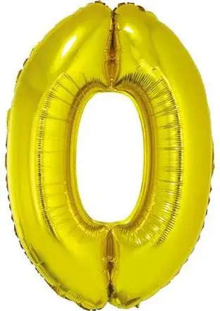 Balonë numër Balnek 0, 92 cm, e artë