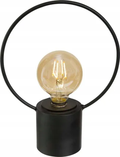 Llambë tavoline LED Blush Living, 26.5cm, e zezë - 1