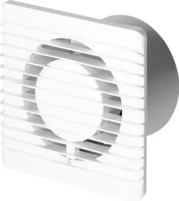 Ventilator banjoje Orno, 125mm, me timer, i bardhë