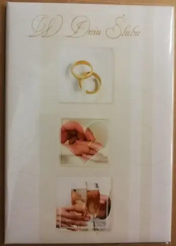 Fletore kujtimesh Glitter A5 Wedding 016, format A5, mbulesë me shkëlqim