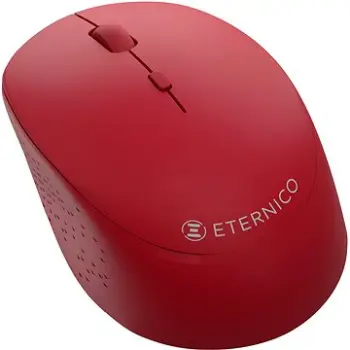 Maus pa tela Eternico MS100, 2.4 GHz, USB, i kuq
