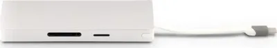 Docking station USB C LMP USBC TRAV SL, HDMI VGA Ethernet, i argjendtë - 4