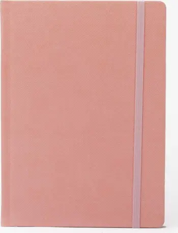 Fletore M+ A5 Pro, faqe me katrorë, rozë e çelët