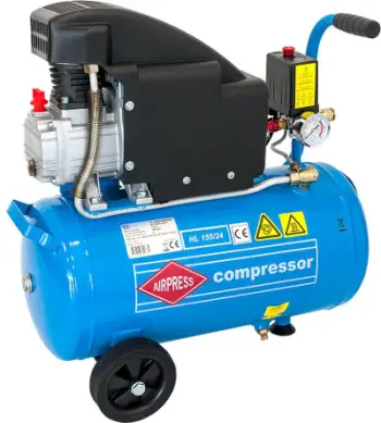 Kompresor ajri Airpress HL 150-24, 24L, 8 bar, i kuq