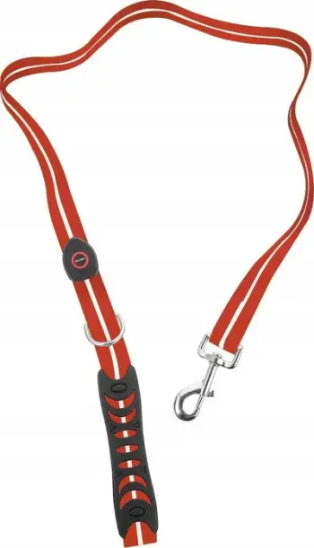 Leash për qen SIGNAL LEASH, LED shumëngjyrësh, i rikarikueshëm, i kuq