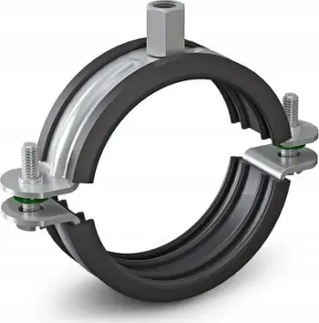 Kapëse tubi Niczuk Bracket 160, 151-160 mm, amortizim dridhjesh, e galvanizuar
