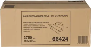 Lecka letre ZZ Tork, 2-shtresore, 3750 copë, letër e ricikluar, gri