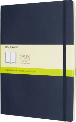 Fletore Moleskine Sapphire XL, e kaltër safir