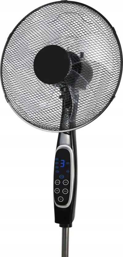 Ventilator dyshemeje Blow Black, 60W, me telekomandë, i zi - 3
