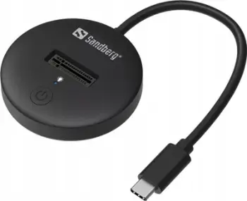 Dock USB 3.2 për SSD M.2/NVMe Sandberg 136-47, USB-C, 10Gbps, i zi