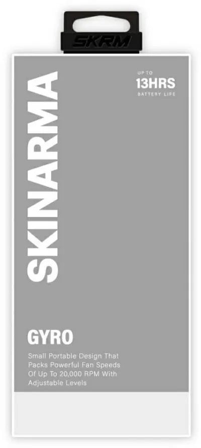 Ventilator dore Skinarma Gyro, 4000 mAh, USB C, i bardhë - 5