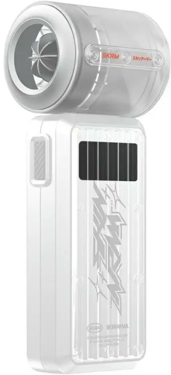 Ventilator dore Skinarma Gyro, 4000 mAh, USB C, i bardhë