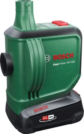 Kompresor ajri pa kabllo Bosch EasyInflate 18V 500, 0.03 bar, jeshil