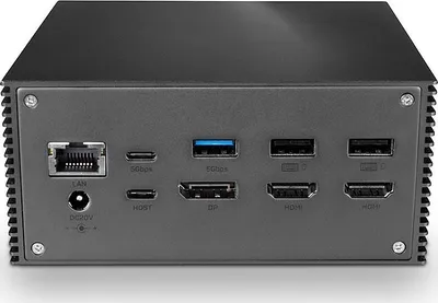 Doking stacion Lindy DST-Pro 101 USB-C, 4K, 100W, gri - 2