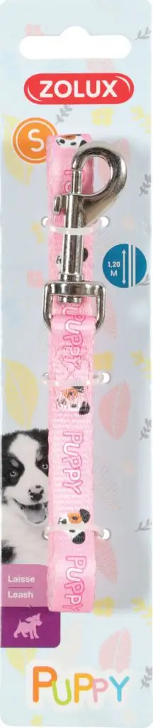 Zinxhir qeni Zolux Puppy MASCOTTE, 13mm, 1.20m, rozë
