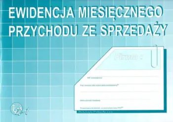 Dokument financiar Record of Monthly Revenue from Sales N-1, regjistër mujor të ardhurash nga shitjet, vit paraprak