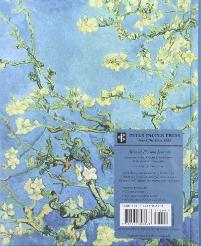 Fletore Peter Pauper Press Almond Blossom, 192 faqe, madhësi e madhe - 2