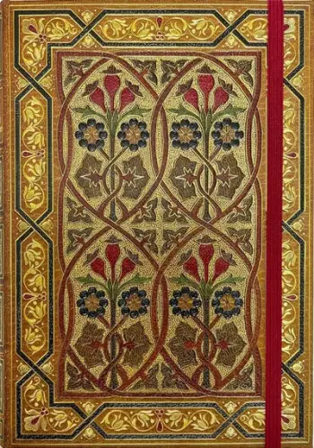 Fletore Peter Pauper Press Mini Art Nouveau, 160 fletë 12.7 cm x 17.8 cm, me vija, shumëngjyrëshe