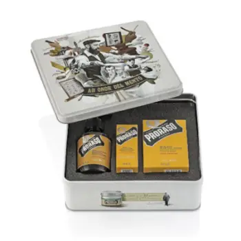Set Proraso, wood & spice, solucion pastrimi 200 ml + balsam 100 ml + vaj 30 ml, man