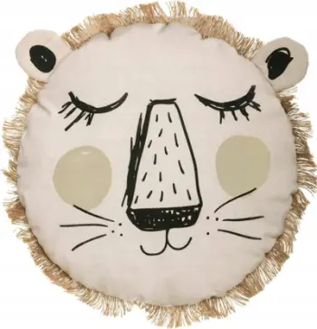 Jastëk dekorativ Atmosphera for Kids Lion, 44cm, me thekë, natyral