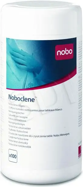Lecka pastruese për tabelë të bardhë Nobo Noboclene, antibakteriale, 100 copë