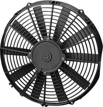 Ventilator ftohës auto SPAL 330mm SLIM suction, 12V, i zi