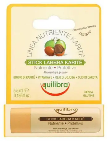 Balsam buzësh Equilibra Shea Butter, hidratues, transparent