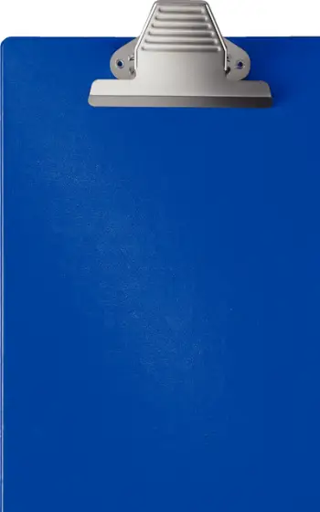 Bord shënimesh Esselte 27355, format A4, kapëse e përforcuar, blu