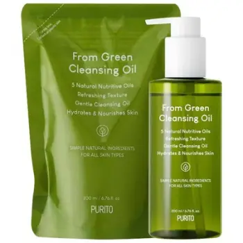 Set Purito From Green Vaj pastrues për fytyrë 200 ml + Vaj rimbushës 200 ml