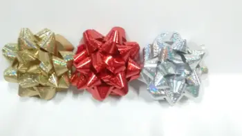 Rozeta dekorative Polsirhurt Holographic, set 6 copë, 10 cm, shumëngjyrëshe