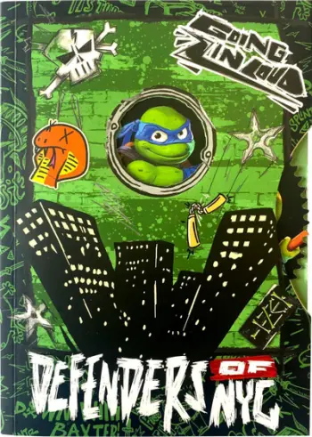 Fletore Teenage Mutant Ninja Turtles Spinner Mutant Mayhem, format A5, kapak i butë, shumëngjyrëshe