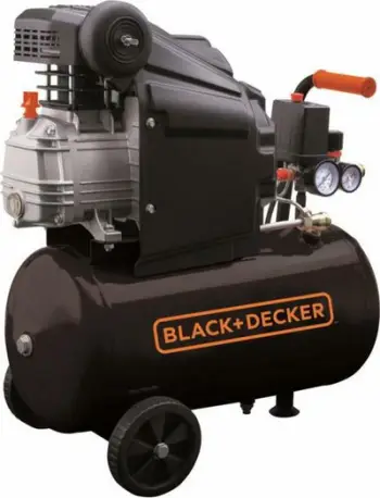 Kompresor BLACK+DECKER BD 205/24, 2 HP, 24L, portokalli