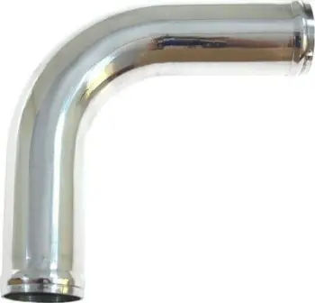 Tub alumini TurboWorks, 80mm, kënd 90°, 30cm