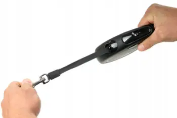 Zinxhir zgjatës për qen Flexi Classic Black Fire M, 5 m, deri 25 kg, zi kuqe