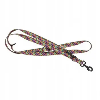 Leckë e rregullueshme për qen Barry King Hawaii, polipropilen 16mm, 220cm, shumëngjyrëshe