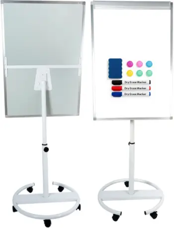 Flipchart me rrota Mozos TM71 WH, magnetik, 70×100 cm, i bardhë