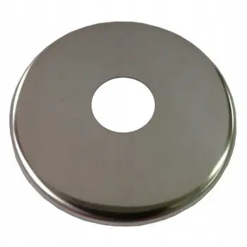 Rozetë e vetme për valvola Stahl Fi25 58 mm, çelik inox, argjendtë