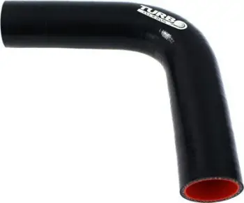Tub bërryli silikoni TurboWorks Pro, 90°, 40mm, i zi
