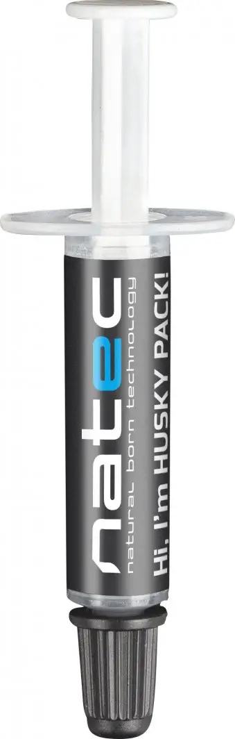 Pasta termike Natec Husky, 10 x 1g, përçueshmëri 4.63 W/mK, gri