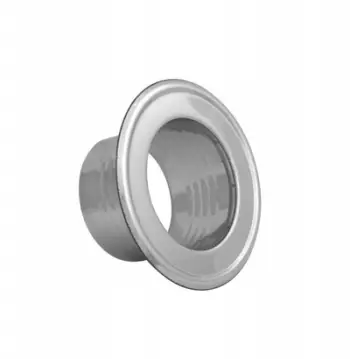 Rozetë mbuluese Spiroflex Concealing 135, çelik inox, për tub ventilimi, krom