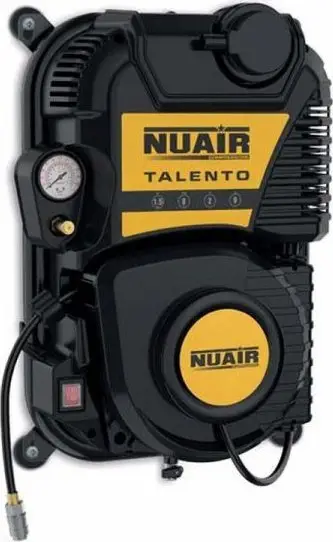 Kompresor pa vaj për mur 1.5HP, 8 bar, depozitë 2L, zorrë 9m, i bardhë