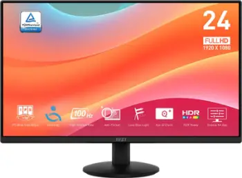 Monitor MSI PRO MP242L, 23.8", Full HD, 100 Hz, i zi