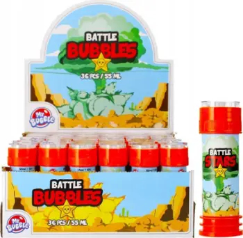 Flluska sapuni My Bubble Battle Stars 486759, 55 ml, shumëngjyrëshe