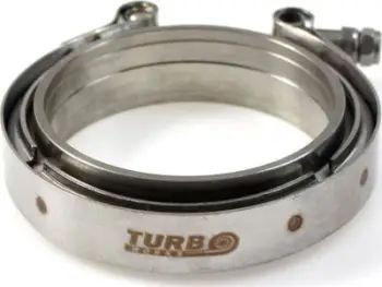 Kapëse V-Band TurboWorks 2.75" 70mm, me flanxha, çelik inox